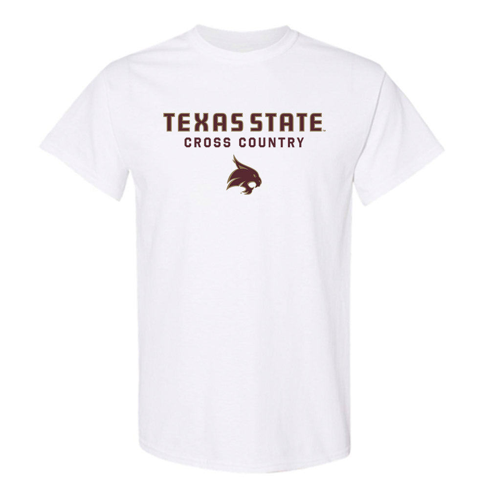 Texas State - NCAA Men's Cross Country : Nathaniel Aguilar - Classic Shersey T-Shirt-0