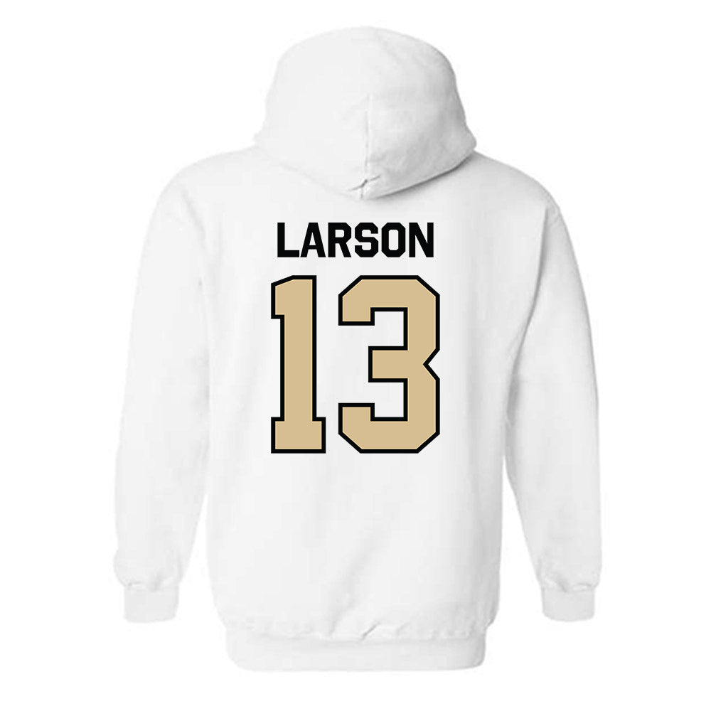 PFW - NCAA Men's Soccer : Richard Larson - Classic Shersey Hooded Sweatshirt-1