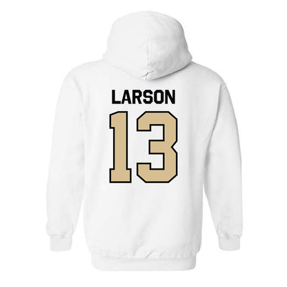 PFW - NCAA Men's Soccer : Richard Larson - Classic Shersey Hooded Sweatshirt-1