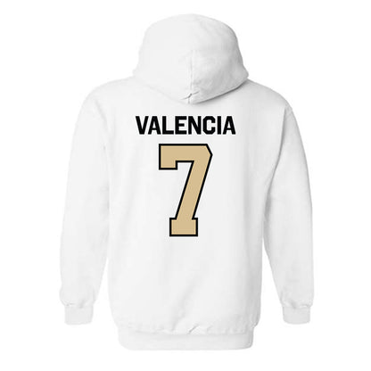 PFW - NCAA Men's Soccer : Marco Valencia - Classic Shersey Hooded Sweatshirt-1