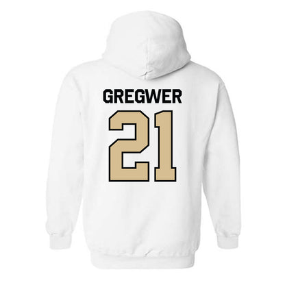 PFW - NCAA Women's Basketball : Claire Gregwer - Classic Shersey Hooded Sweatshirt-1