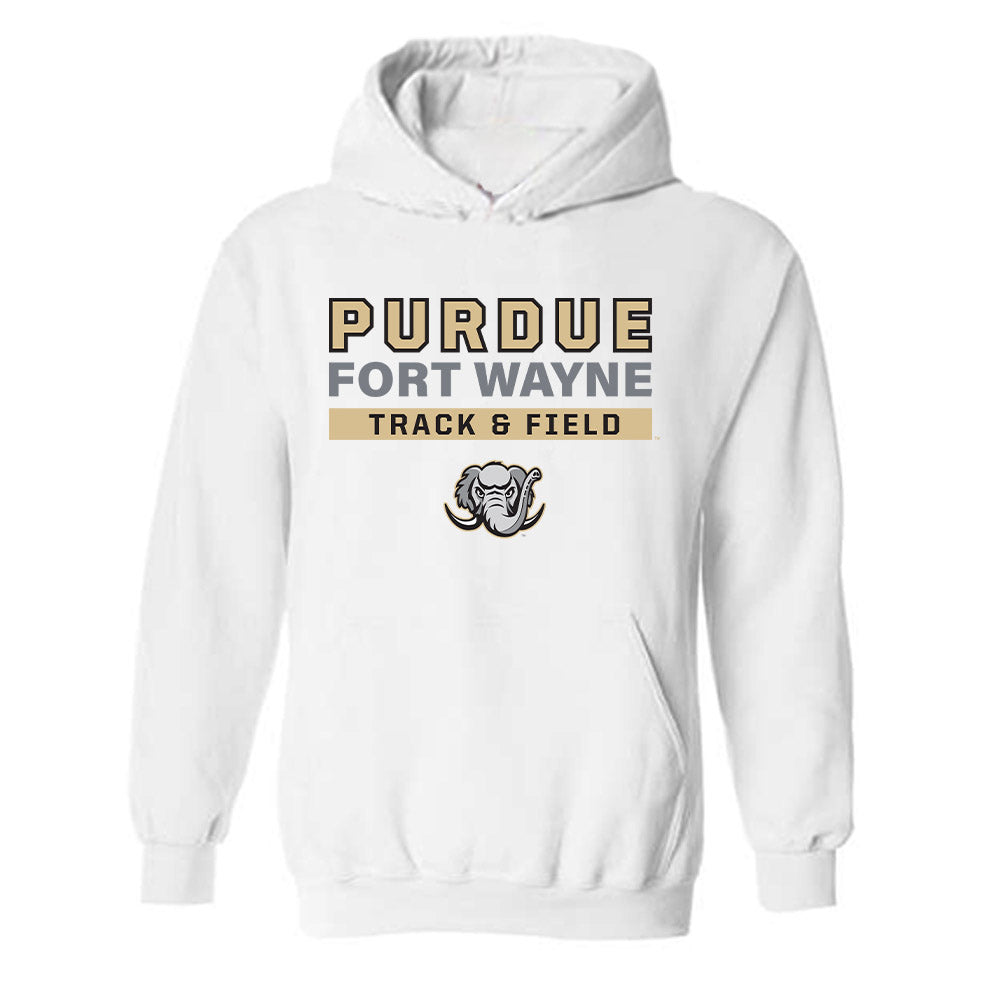 PFW - NCAA Men's Track & Field : Taran Davis - Classic Shersey Hooded Sweatshirt-0
