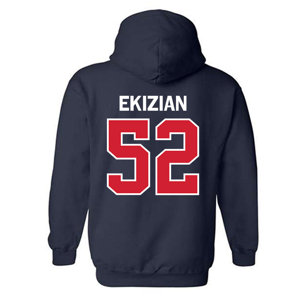 Fresno State - NCAA Baseball : Gavin Ekizian - Classic Shersey Hooded Sweatshirt-1