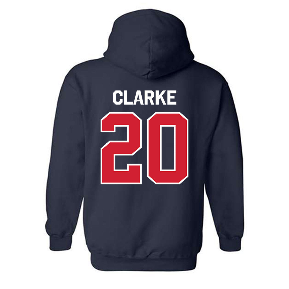 Fresno State - NCAA Women's Basketball : Indiya Clarke - Classic Shersey Hooded Sweatshirt-1