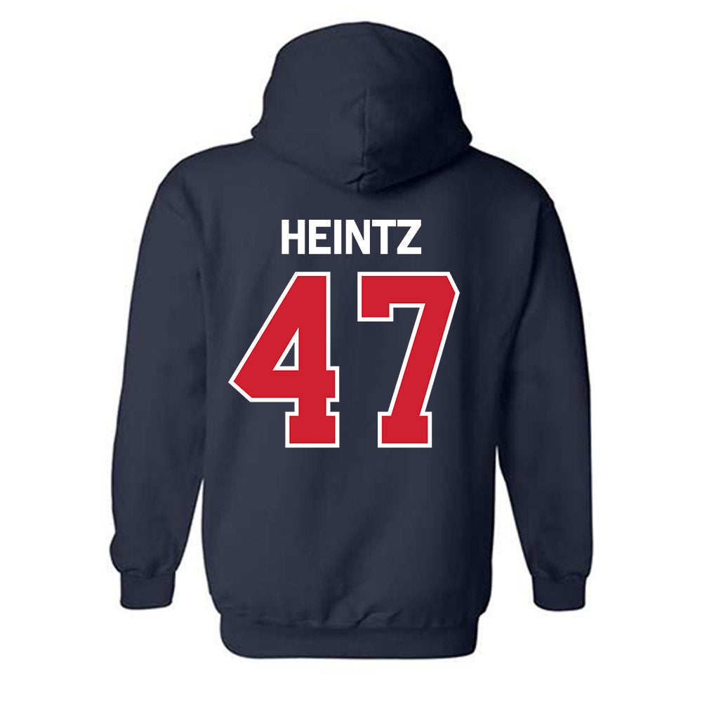 Fresno State - NCAA Baseball : Parker Heintz - Classic Shersey Hooded Sweatshirt-1