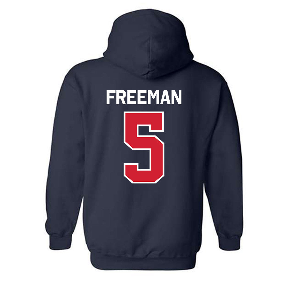 Fresno State - NCAA Football : Josiah Freeman - Classic Shersey Hooded Sweatshirt-1