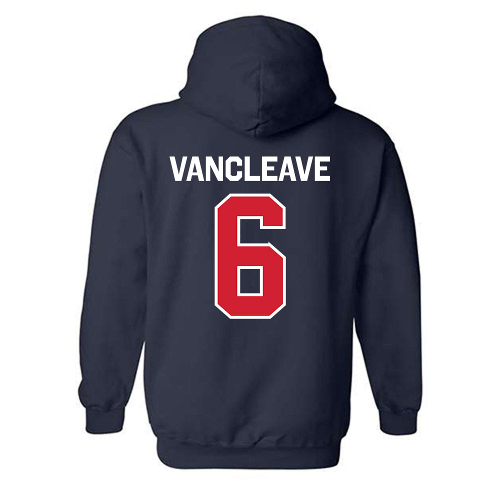 Fresno State - NCAA Softball : Mallory Vancleave - Classic Shersey Hooded Sweatshirt-1