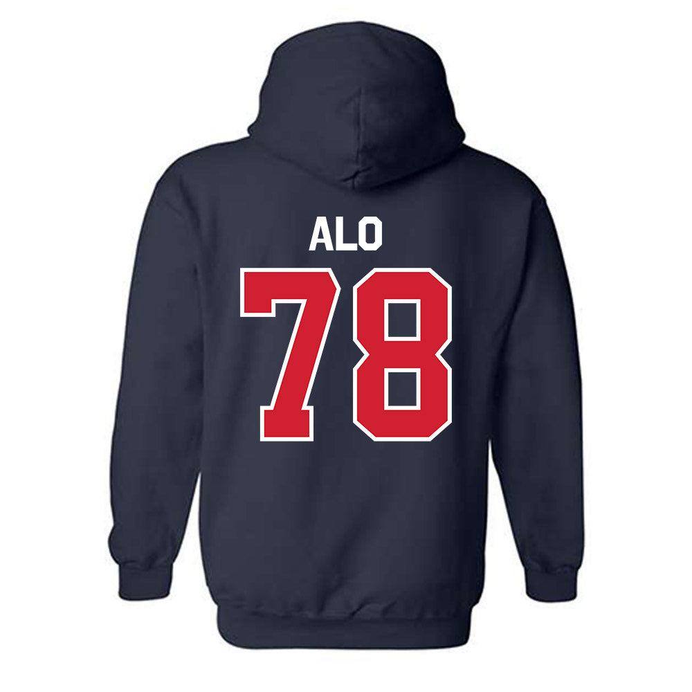 Fresno State - NCAA Softball : Lorraine Alo - Classic Shersey Hooded Sweatshirt-1
