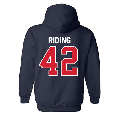 Fresno State - NCAA Baseball : Jake Riding - Classic Shersey Hooded Sweatshirt-1