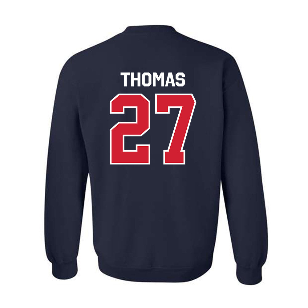 Fresno State - NCAA Football : Tariq Thomas - Classic Shersey Crewneck Sweatshirt-1