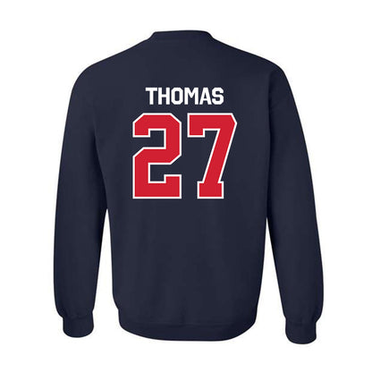 Fresno State - NCAA Football : Tariq Thomas - Classic Shersey Crewneck Sweatshirt-1