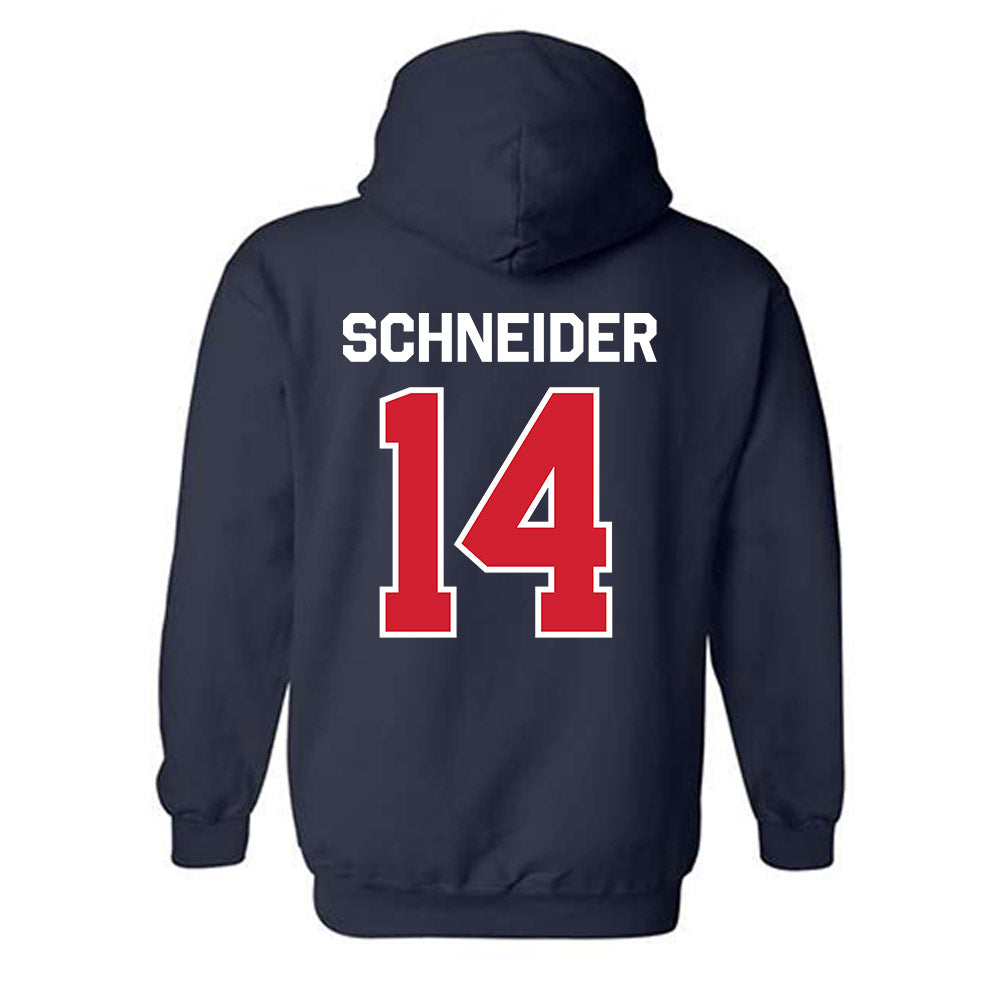Fresno State - NCAA Baseball : Cam Schneider - Classic Shersey Hooded Sweatshirt-1