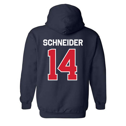 Fresno State - NCAA Baseball : Cam Schneider - Classic Shersey Hooded Sweatshirt-1