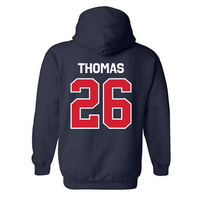 Fresno State - NCAA Football : Tim Thomas - Classic Shersey Hooded Sweatshirt-1
