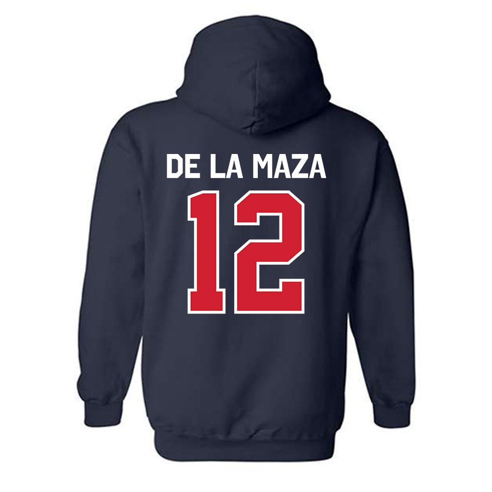 Fresno State - NCAA Baseball : Ryan De La Maza - Classic Shersey Hooded Sweatshirt-1