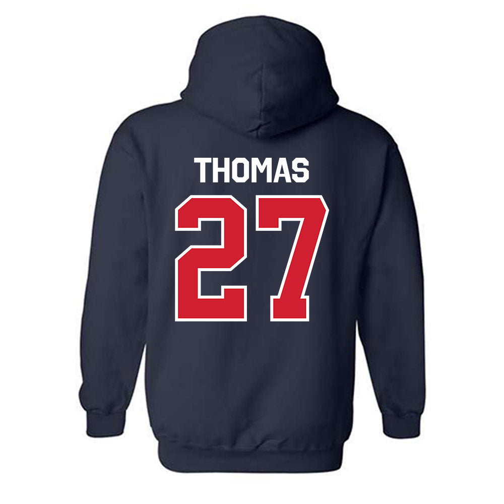 Fresno State - NCAA Football : Tariq Thomas - Classic Shersey Hooded Sweatshirt-1