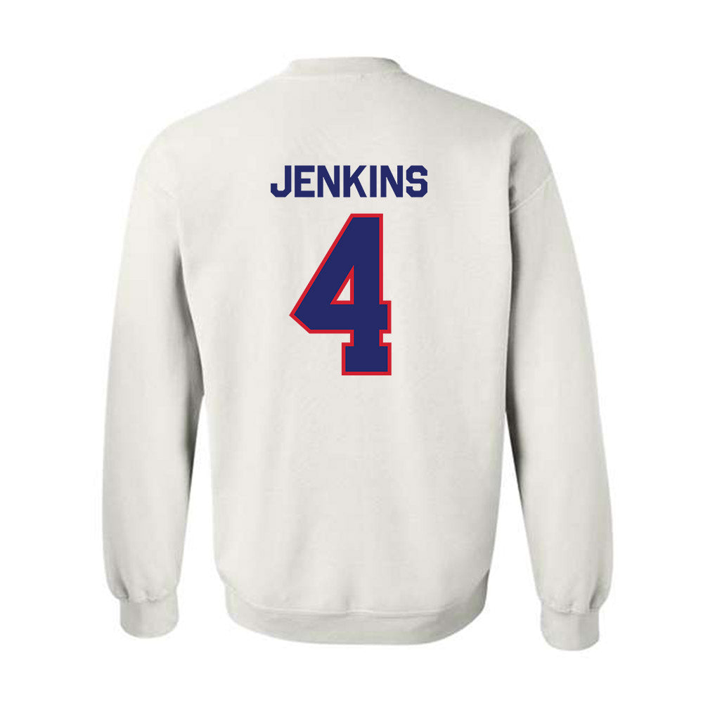 Fresno State - NCAA Men's Basketball : Troy Jenkins - Classic Shersey Crewneck Sweatshirt-1