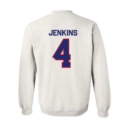 Fresno State - NCAA Men's Basketball : Troy Jenkins - Classic Shersey Crewneck Sweatshirt-1