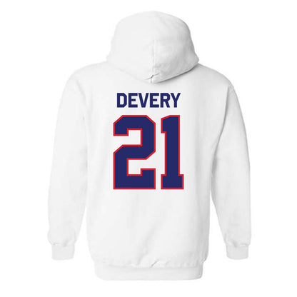 Fresno State - NCAA Women's Volleyball : Kiley Devery - Classic Shersey Hooded Sweatshirt-1