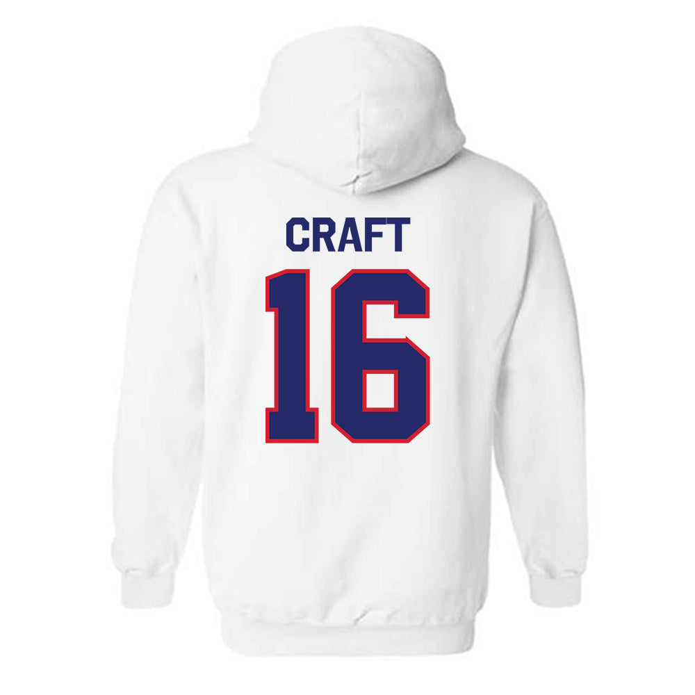 Fresno State - NCAA Football : Jonathan Craft - Classic Shersey Hooded Sweatshirt-1