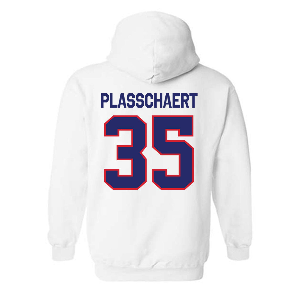 Fresno State - NCAA Baseball : Zach Plasschaert - Classic Shersey Hooded Sweatshirt-1
