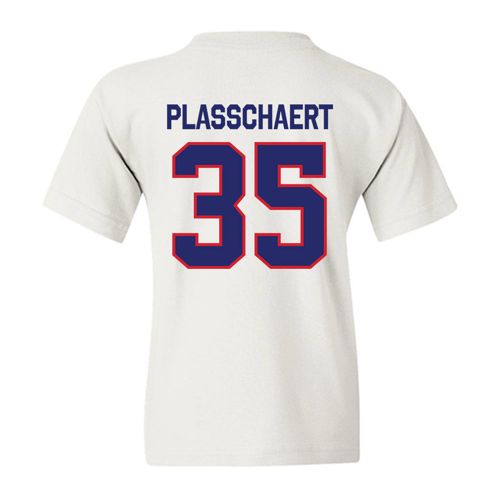 Fresno State - NCAA Baseball : Zach Plasschaert - Classic Shersey Youth T-Shirt-1
