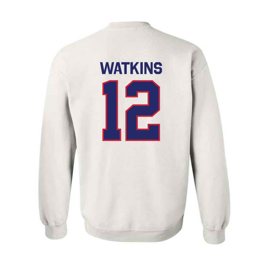 Fresno State - NCAA Women's Basketball : Avery Watkins - Classic Shersey Crewneck Sweatshirt-1