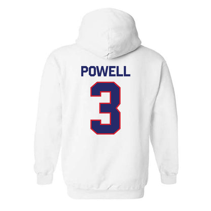 Fresno State - NCAA Women's Basketball : Danae Powell - Classic Shersey Hooded Sweatshirt-1