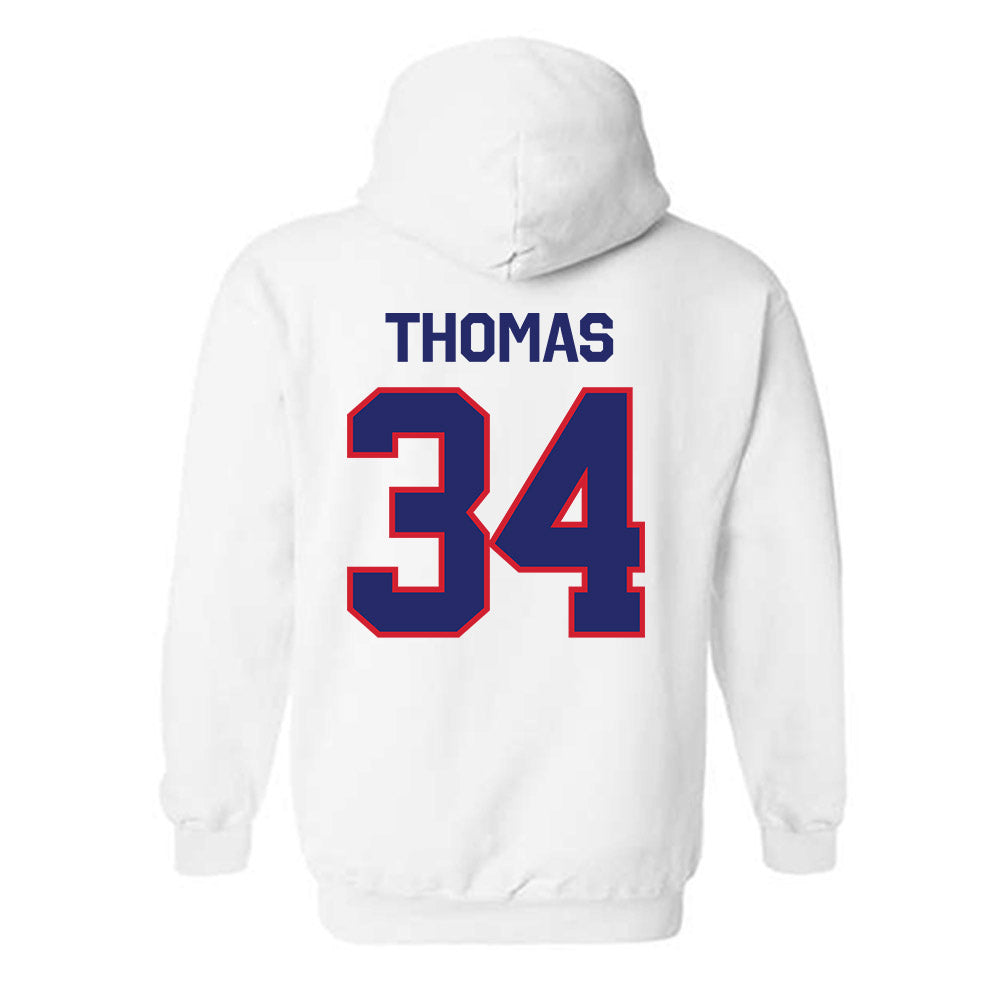 Fresno State - NCAA Baseball : Brandon Thomas - Classic Shersey Hooded Sweatshirt-1