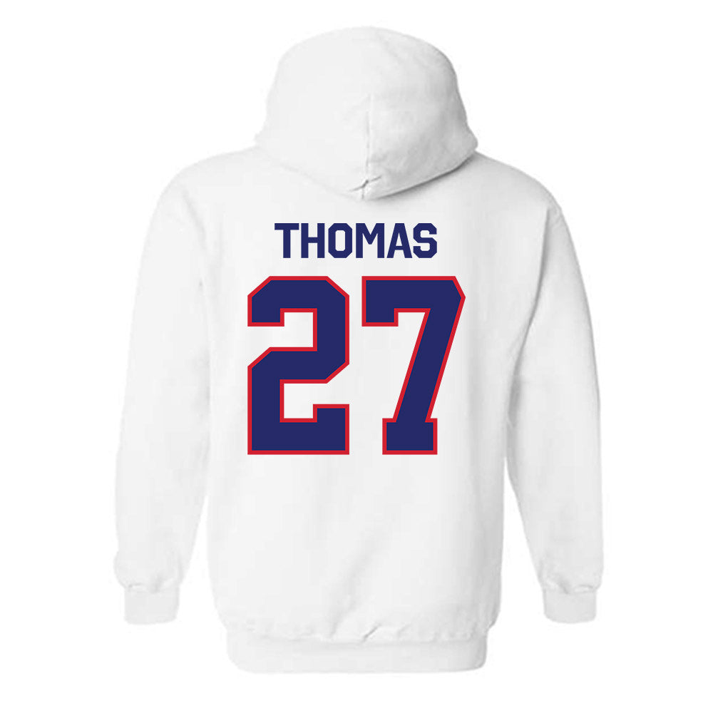 Fresno State - NCAA Football : Tariq Thomas - Classic Shersey Hooded Sweatshirt-1