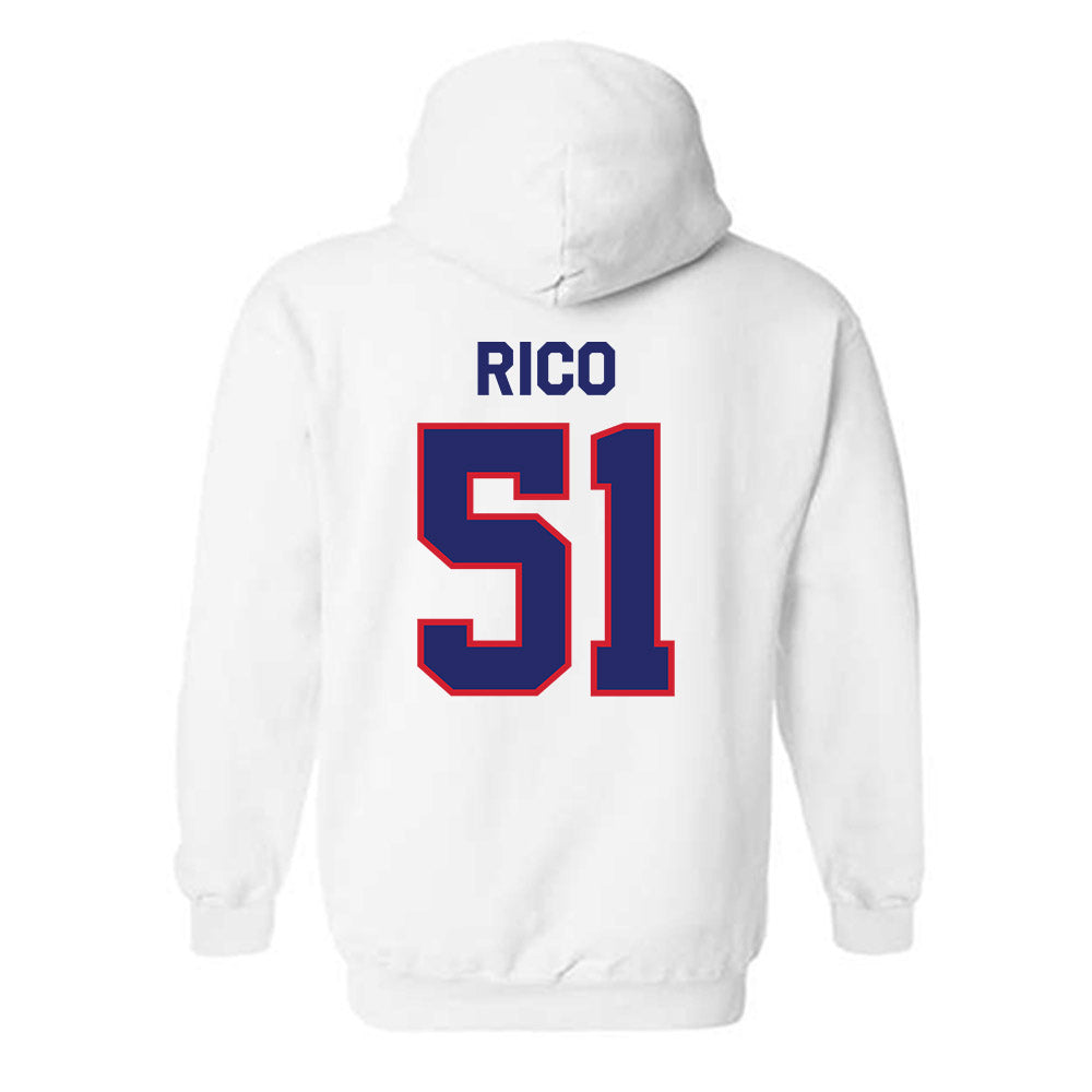 Fresno State - NCAA Baseball : Erik Rico - Classic Shersey Hooded Sweatshirt-1