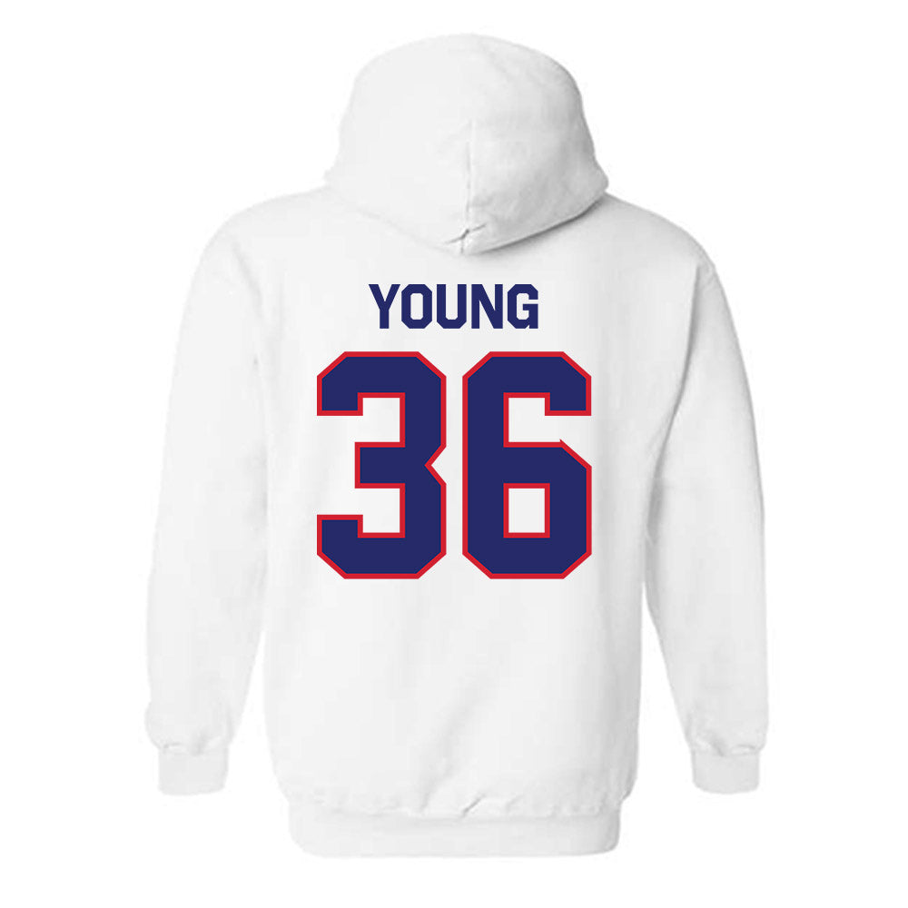 Fresno State - NCAA Baseball : Austin Young - Classic Shersey Hooded Sweatshirt-1