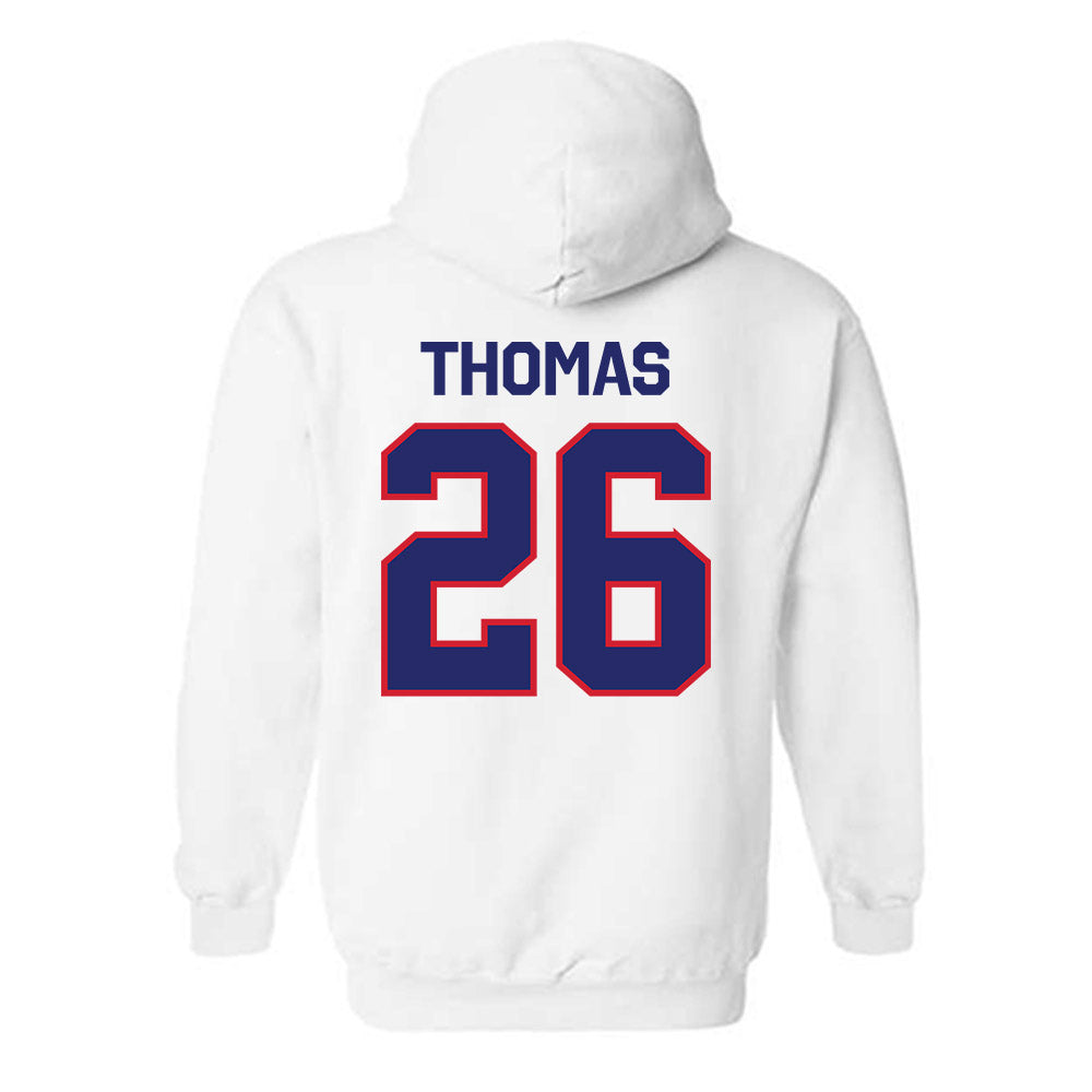 Fresno State - NCAA Football : Tim Thomas - Classic Shersey Hooded Sweatshirt-1