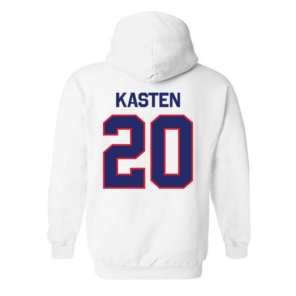 Fresno State - NCAA Baseball : John Kasten - Classic Shersey Hooded Sweatshirt-1