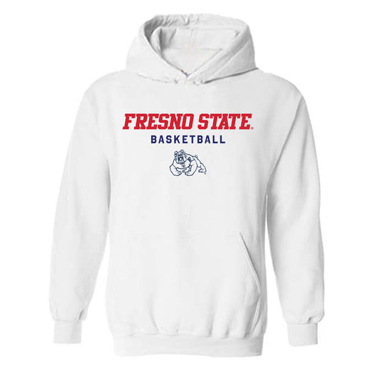 Fresno State - NCAA Men's Basketball : Dj Stickman - Classic Shersey Hooded Sweatshirt-0