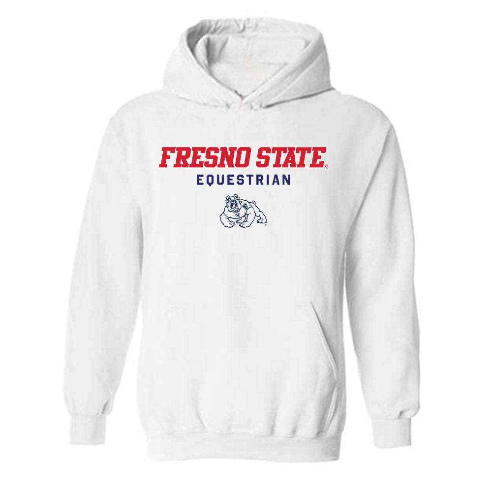 Fresno State - NCAA Equestrian : Riley Schmidt - Classic Shersey Hooded Sweatshirt-0