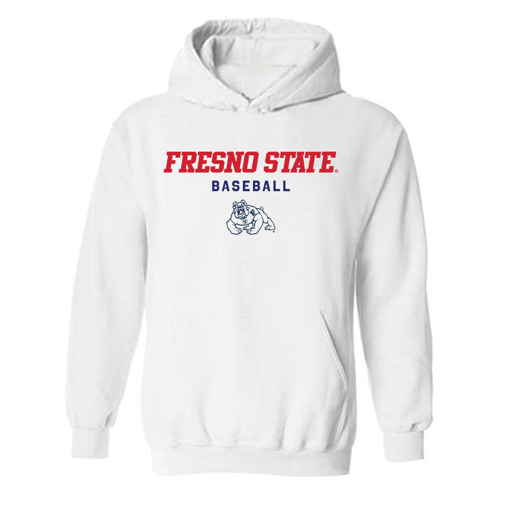 Fresno State - NCAA Baseball : Sky Collins - Classic Shersey Hooded Sweatshirt-0