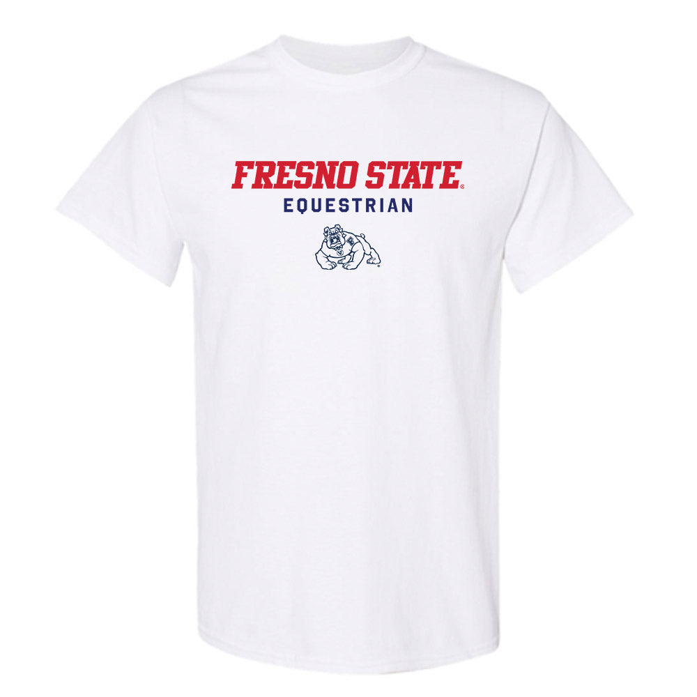 Fresno State - NCAA Equestrian : Riley Schmidt - Classic Shersey T-Shirt-0