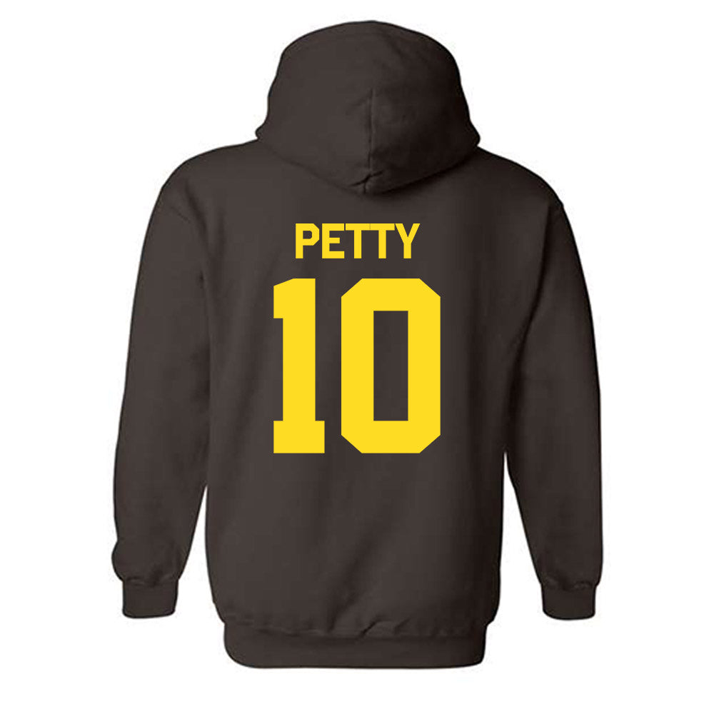 Western Michigan - NCAA Football : Trey Petty - Classic Shersey Hooded Sweatshirt-1