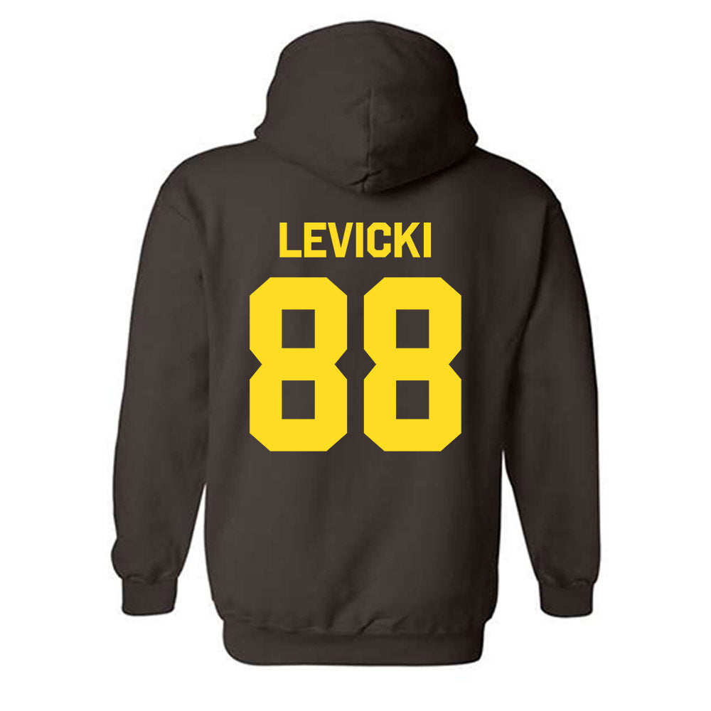 Western Michigan - NCAA Football : Nate Levicki - Classic Shersey Hooded Sweatshirt-1