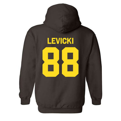 Western Michigan - NCAA Football : Nate Levicki - Classic Shersey Hooded Sweatshirt-1