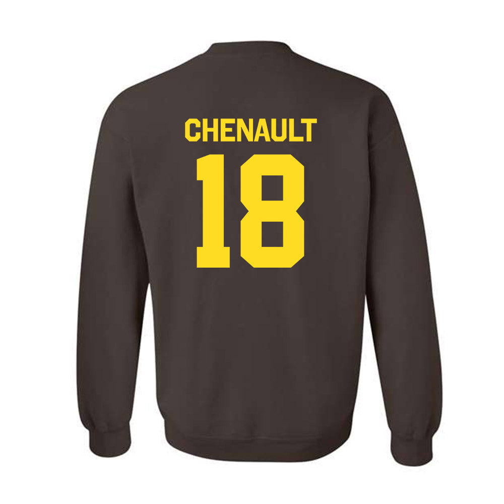 Western Michigan - NCAA Football : Aveion Chenault - Classic Shersey Crewneck Sweatshirt-1