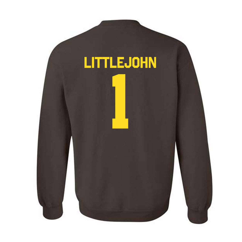 Western Michigan - NCAA Football : Emazon Littlejohn - Classic Shersey Crewneck Sweatshirt-1