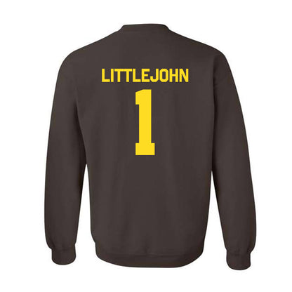 Western Michigan - NCAA Football : Emazon Littlejohn - Classic Shersey Crewneck Sweatshirt-1
