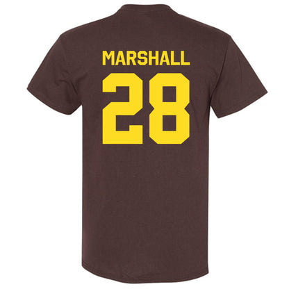 Western Michigan - NCAA Baseball : Trevor Marshall - Classic Shersey T-Shirt-1