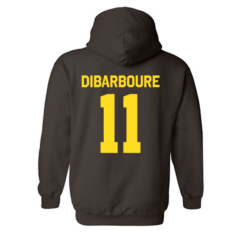 Western Michigan - NCAA Women's Basketball : Emma Dibarboure - Classic Shersey Hooded Sweatshirt-1