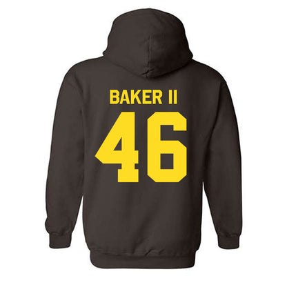 Western Michigan - NCAA Football : Max Baker II - Classic Shersey Hooded Sweatshirt-1