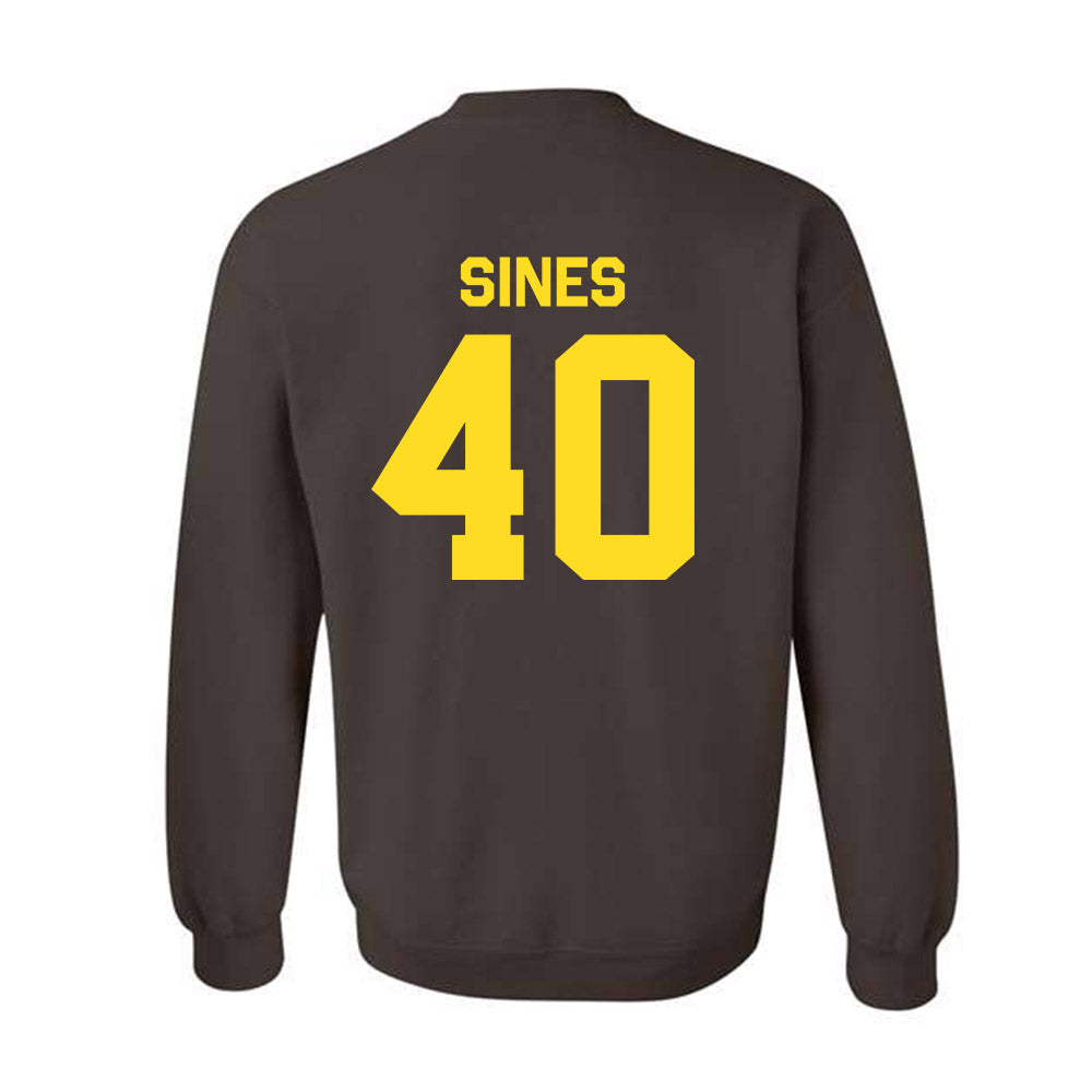 Western Michigan - NCAA Football : Nathan Sines - Classic Shersey Crewneck Sweatshirt-1