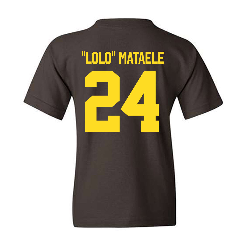 Western Michigan - NCAA Football : Ofa "Lolo" Mataele - Classic Shersey Youth T-Shirt-1