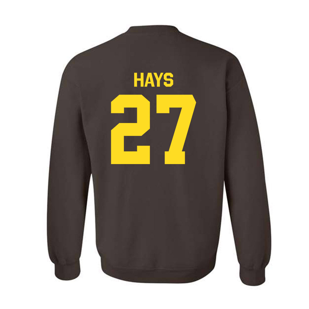 Western Michigan - NCAA Football : JR Hays - Classic Shersey Crewneck Sweatshirt-1